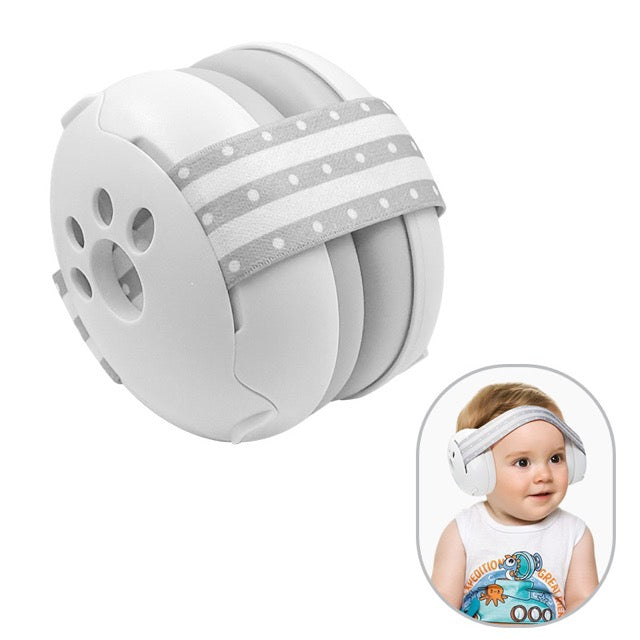 Anvara Baby Gehoorbescherming – SNR 25dB – Verstelbare oorkappen voor baby’s – Geluidsdempers – Comfortabel & Veilig – 0–36 maanden